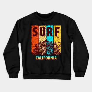 Surf California Crewneck Sweatshirt